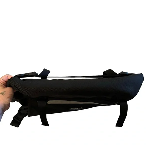 Patagonia Half Mass Bag Messenger Laptop Briefcase Black Nylon Business Travel - Picture 9 of 15